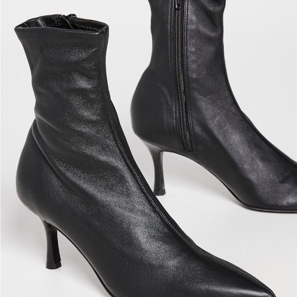 Rag & Bone Sleek Black Heeled Boots - Picture 3 of 11